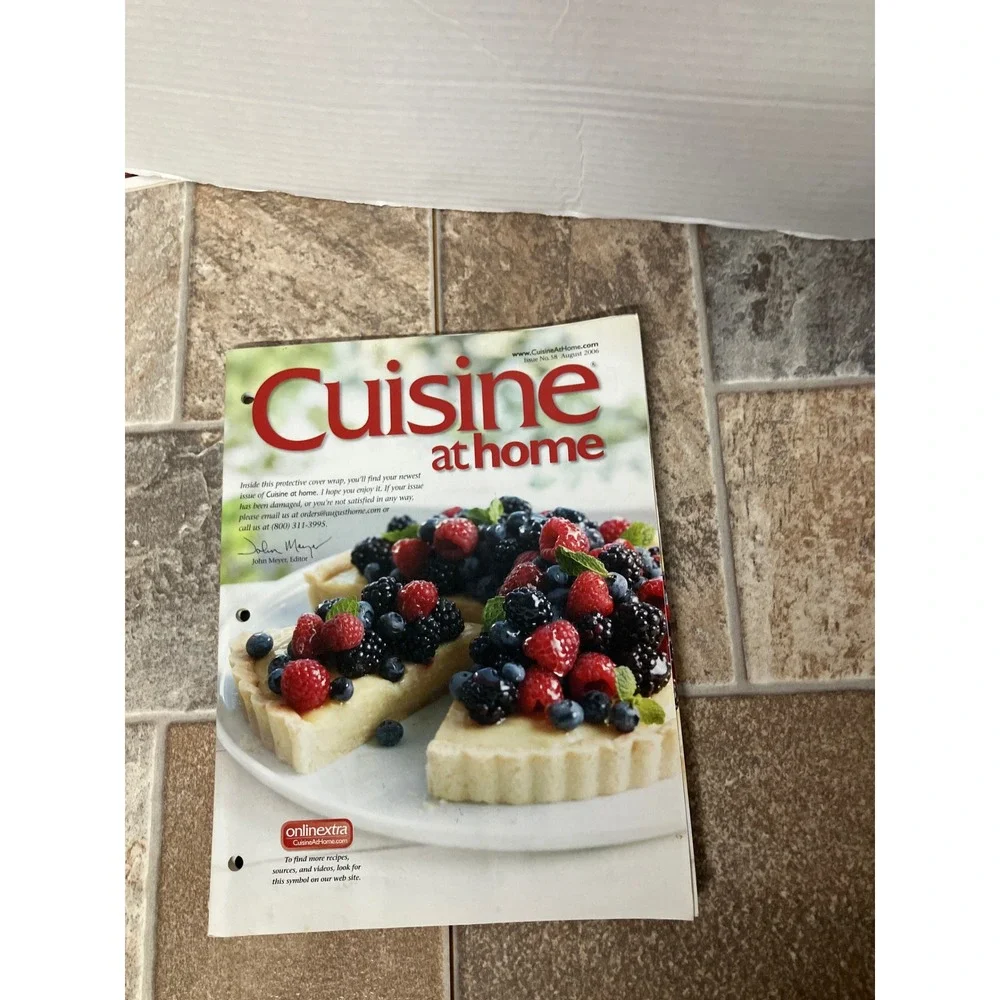 Cuisine at Home Magazine August 2004 Issue Summer Cooking Recipes